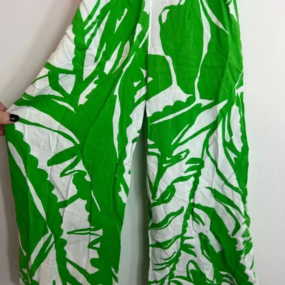 New Lilly Pulitzer Girls Boom Boom Palm Leaves Jumpsuit